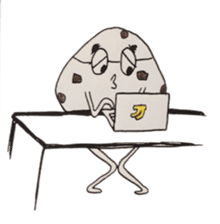 the chocolate scone general manager sticker #3024514