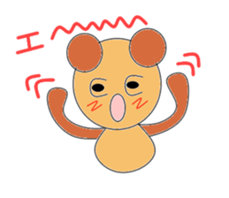 Circle bear sticker #3024728