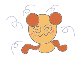 Circle bear sticker #3024753