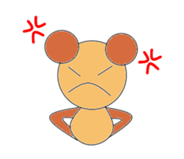 Circle bear sticker #3024759