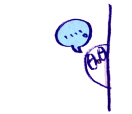 white bird"KOTORI-chan" Sticker sticker #3024812