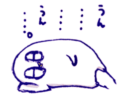 white bird"KOTORI-chan" Sticker sticker #3024820
