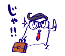 white bird"KOTORI-chan" Sticker sticker #3024839