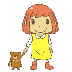 girl and bear