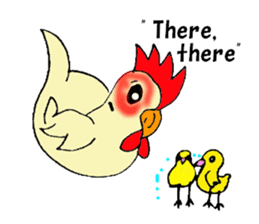 My rooster's stickers-English virsion- sticker #3025286