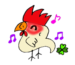 My rooster's stickers-English virsion- sticker #3025289
