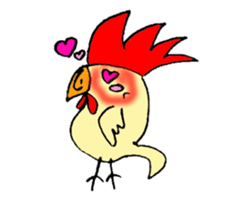 My rooster's stickers-English virsion- sticker #3025290