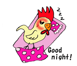 My rooster's stickers-English virsion- sticker #3025294