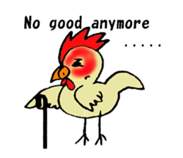 My rooster's stickers-English virsion- sticker #3025295