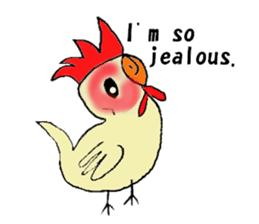 My rooster's stickers-English virsion- sticker #3025296