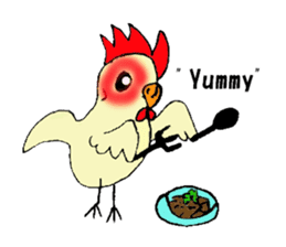 My rooster's stickers-English virsion- sticker #3025298