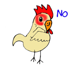 My rooster's stickers-English virsion- sticker #3025300