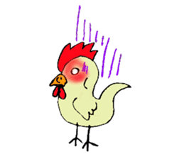 My rooster's stickers-English virsion- sticker #3025301