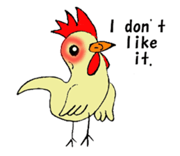My rooster's stickers-English virsion- sticker #3025305