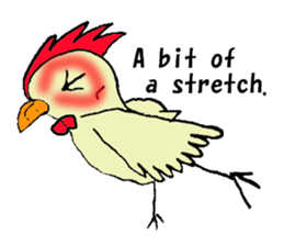 My rooster's stickers-English virsion- sticker #3025306