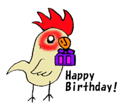 My rooster's stickers-English virsion- sticker #3025309