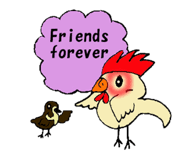 My rooster's stickers-English virsion- sticker #3025312