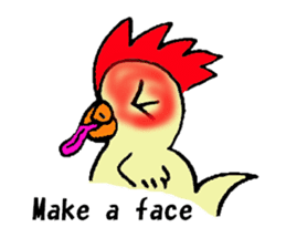 My rooster's stickers-English virsion- sticker #3025316