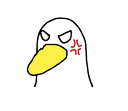 Annoying duck sticker #3025334