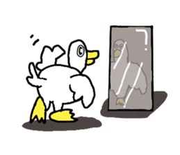 Annoying duck sticker #3025337