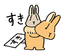 Be in love with bunnies sticker #3025825