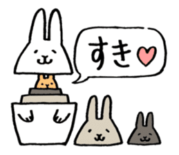 Be in love with bunnies sticker #3025841