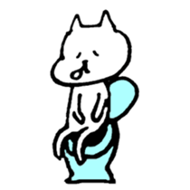 a wayward cat sticker #3026301