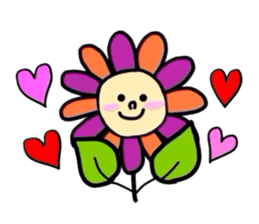 flower flower sticker #3026379