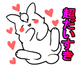 Bangs rabbit4 LOVE sticker #3026850