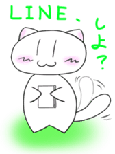 Daily conversation Manju Cat Sticker sticker #3026924
