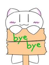 Daily conversation Manju Cat Sticker sticker #3026926