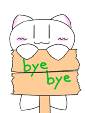 Daily conversation Manju Cat Sticker sticker #3026926