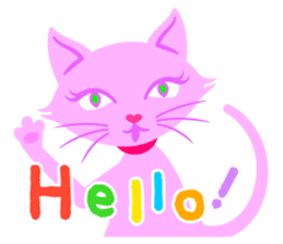 PinkyCat_Oh! sticker #3027408