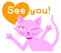 PinkyCat_Oh! sticker #3027410