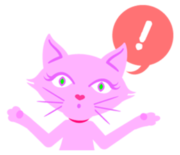 PinkyCat_Oh! sticker #3027413