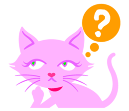 PinkyCat_Oh! sticker #3027414