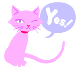 PinkyCat_Oh! sticker #3027415