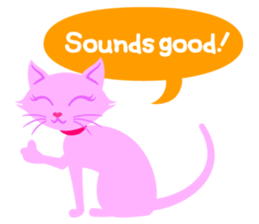PinkyCat_Oh! sticker #3027417