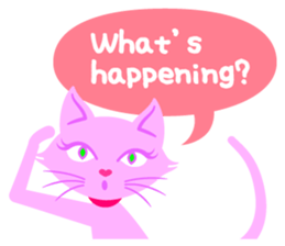 PinkyCat_Oh! sticker #3027422