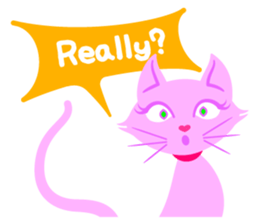 PinkyCat_Oh! sticker #3027423