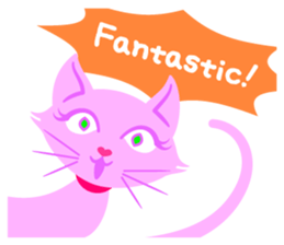 PinkyCat_Oh! sticker #3027424