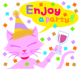 PinkyCat_Oh! sticker #3027428