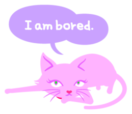 PinkyCat_Oh! sticker #3027435