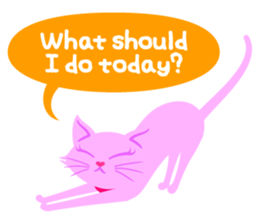 PinkyCat_Oh! sticker #3027436