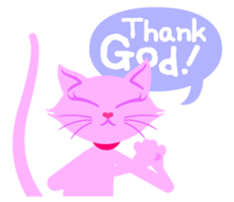 PinkyCat_Oh! sticker #3027437