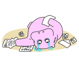 Hippi: Dwarf Hippo in the City. sticker #3027444