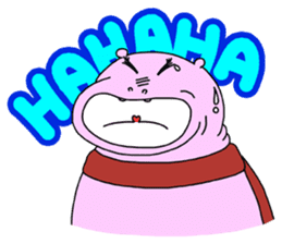 Hippi: Dwarf Hippo in the City. sticker #3027448