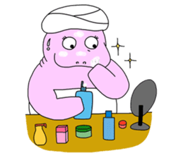 Hippi: Dwarf Hippo in the City. sticker #3027456