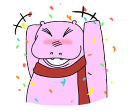 Hippi: Dwarf Hippo in the City. sticker #3027472