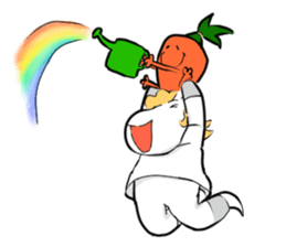 white horse48 Story of a small sticker sticker #3027848